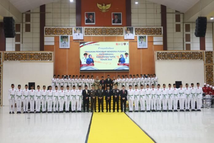 Jelang Upacara HUT ke-81 RI, Dandim 1010/Tapin Dukung Kesiapan Paskibraka Tapin